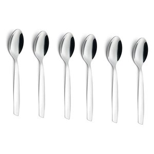 ชาร์ค ชุดช้อนกาแฟสแตนเลส 6 ชิ้น โครเมียมขัดเงา CVLX90C6 ขนาด 14.2 ซม. - Product Image 1