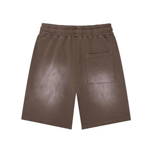 Men Cotton New 360gsm Heavy Cotton Shorts Acid Wash pp <b>Spray</b> Fashion Vintage Shorts 100% Cotton Summer Shorts For Mens - Product Image 6