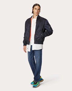 2025 Custom Logo Winter Bomber Jacket Slim Fit Black Warm <b>Coat</b> <b>Stand</b> Collar Short Length Button Pockets Zipper Jacket For Women - Product Image 5