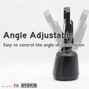 HYUGA PA LED Super Bright Version LED Indicateur de puissance Magnétique USB Rechargeable Portable Light Handheld Puissant Flashlight - Product Image 4