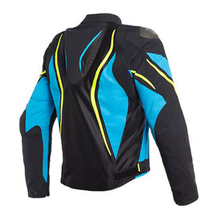 Wholesale Unisex 100% Genuine Leather Motorbike Racing Jacket Cordura Textile Riding Suit with Windproof Feature - Product Image 6