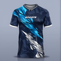 Camiseta de fútbol con estampado de sublimación 100% poliéster algodón impresión Digital fútbol deportes camiseta de fútbol 2025