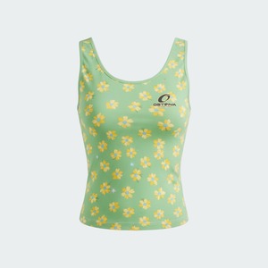 Camiseta de Tirantes Personalizada para Mujer, Corte Regular, Diseño de Nubes, Informal, Sin Mangas, Spandex, Poliéster, Talla Personalizada - Product Image 3