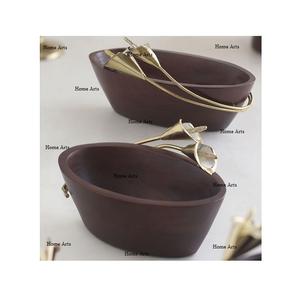 Tazón de postre de madera de diseño de tendencia con tamaño y forma personalizados de calidad Superior Tazón para servir por Home Arts - Product Image 4