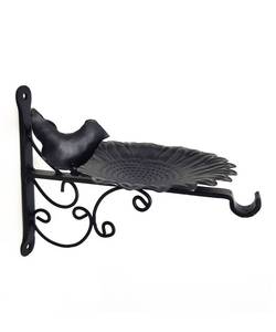Ak Brass Garden Hill Collection Alimentador de pájaros de árbol colgante con soporte de pared de metal Alimentación de pájaros colgantes - Product Image 3