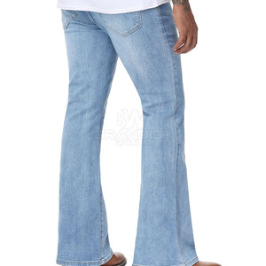 Pantalones de Hombre de Último Diseño, Servicio OEM, Cómodos, Transpirables, de Primera Calidad, Lavados, con Corte de Campana - Product Image 6