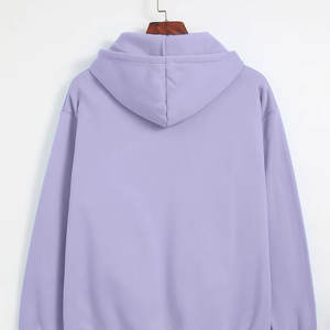 Lightweight Hoodie With Breathable Soft <b>Fabric</b> Relaxed Fit Casual Wear Cotton Blended Hoodie For Casual Looks - Product Image 2