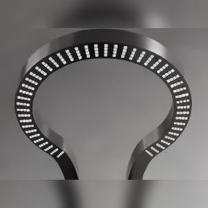 Panneau de douche numérique en laiton de luxe à 6 fonctions, LED, jet corporel, or antique, thermostatique encastré, vente en gros, approvisionnement en vrac - Product Image 4