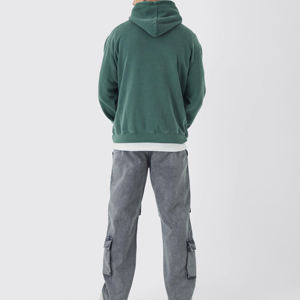 Sweat à capuche en coton décontracté et élégant pour homme, imprimé, personnalisable, pour l'hiver, par temps froid, taille 3XL, impression numérique, teinture unie - Product Image 3