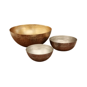 Cuencos de Metal martillado para cocina de restaurante para ensalada, frutas, verduras, servir arroz, tazón de cocina, mesa de comedor, tazón de almacenamiento de alimentos - Product Image 5