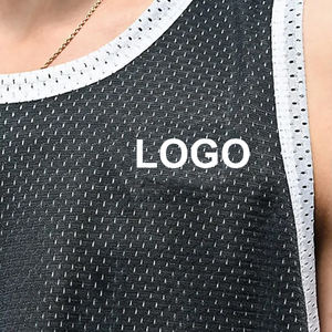 Camiseta sin mangas reversible, chaleco deportivo sin mangas, camisa de malla atlética, camiseta sin mangas informal para gimnasio para hombre, Camiseta deportiva, camiseta - Product Image 4