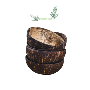 100% naturel personnalisé Logo poli coquille cuillère Jumbo noix de coco bols du Vietnam noix de coco tasses fabriqués à la main cadeau personnalisé - Product Image 1