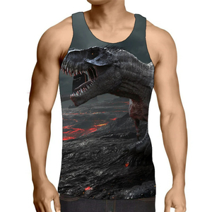 Camiseta sin mangas de algodón para hombre, ropa deportiva para entrenamiento, tejido de gofre en blanco, camisetas sin mangas para gimnasio - Product Image 5