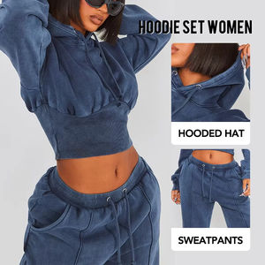 Conjuntos de ropa deportiva para hombre de calidad superior al por mayor 95% poliéster 5% Spandex tejido elástico de cuatro vías dos bolsillos para adultos - Product Image 5