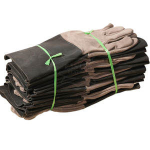 ถุงมืองานเชื่อมทิกหนังถุงมือนิรภัยป้องกันความร้อนสำหรับใส่ทำงานสั่งทำได้จากโรงงาน - Product Image 6