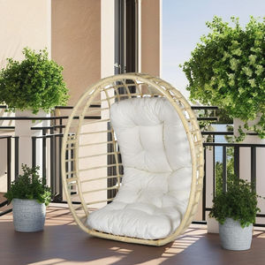 Fauteuil suspendu Sun Natural pour meubles d'extérieur, confortable et élégant avec coussin moelleux, idéal pour la relaxation - Product Image 1