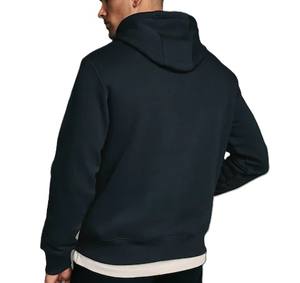 Sudadera con capucha personalizada de tu propio diseño con bolsillo de canguro, Sudadera con capucha de mezcla de algodón, ropa de calle informal para hombre, estilo en capas - Product Image 2