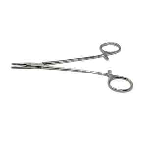 Porte-aiguille dentaire manuel en acier inoxydable de 14cm de conception personnalisée Mayo Hegar avec Suture 2025 Instruments chirurgicaux de modèle - Product Image 1