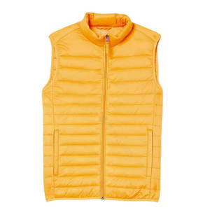 High Quality Custom Sleeveless Vest Jacket Padded Logo Wholesale Windproof Body Warmer Down Vest for Men and Women - Product Image 1