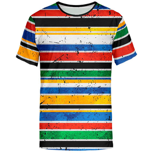 เสื้อยืดวิ่งมาราธอนแบบสวมใส่สบาย แห้งเร็ว ระบายอากาศได้ดี ทรงโอเวอร์ไซส์ ผลิตตามสั่งพร้อมโลโก้ OEM ด้านหน้า ผ้าโพลีเอสเตอร์ พิมพ์ลายแบบ Sublimation สำหรับทุกเพศ - Product Image 4