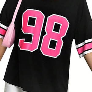 Maillot de football américain surdimensionné de haute qualité, design personnalisé, manches courtes, 100% polyester, services OEM, dernier style - Product Image 6