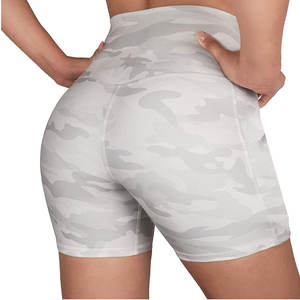 Women <b>Camo</b> Biker <b>Shorts</b> With Pockets High Waist Gym <b>Shorts</b> Stretchy Yoga Fitness Workout Compression <b>Shorts</b> - Product Image 3