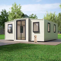 Maison en conteneur extensible Construction intelligente Kit de construction de cabines en bois Maisons en conteneur modernes
