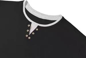 Camisetas Lisas para Hombre 100% Algodón, Camiseta Gris con Logotipo Personalizado, Venta al por Mayor, Camisetas de la Mejor Calidad, Impresión de Camisetas Unisex Lisas de Jersey Sólido - Product Image 6