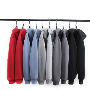 Quantité minimale de commande OEM bas de haute qualité logo personnalisé 8 couleurs 4XL 420g sweats à capuche doublés en polaire grande taille sweats à capuche pour hommes - Product Image 3