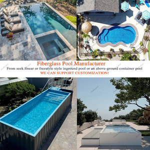 ภาชนะบรรจุ40ft 20FT ทำจากเหล็กล้อมรอบสระว่ายน้ำภาชนะบรรจุทำจากแก้วสำหรับสวนริมหน้าต่างบ้านครอบครัว - Product Image 6