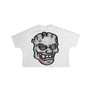 Camiseta personalizada de peso pesado 100% algodón para hombre, Camiseta ajustada de secado rápido, ropa informal estilo Hip Hop recortada de gran tamaño, camiseta con serigrafía - Product Image 1