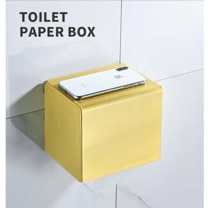 Recién llegado, accesorios de baño de latón, toallero, soporte para jabonera, soporte para papel higiénico, soporte para escobilla de baño, caja de papel higiénico - Product Image 4