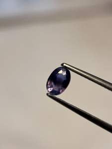Saphir naturel de Tanzanie, couleur bio, taille ovale facetté, pierre précieuse pour la fabrication de bijoux - Product Image 2