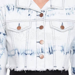 แจ็กเก็ตเสื้อครอปสำหรับผู้หญิงเข้ารูปเรียบๆระบายอากาศได้ดีมีทุกสีและขนาด - Product Image 6