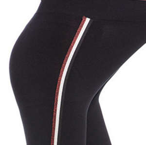 Hot Selling Women's V-<b>Shape</b> Elastic <b>Waist</b> Scrunch Nylon Seamless Breathable Lightweight Yoga Fitness Leggings Solid <b>Waist</b> Pants - Product Image 6