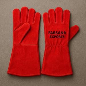 ถุงมืองานเชื่อมหนังแบบแยกสำหรับงานหนักถุงมือนิรภัยสำหรับใช้ในงานอุตสาหกรรมทนไฟทนความร้อน - Product Image 4