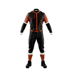 Uniformes de béisbol de tamaño adulto más vendidos Equipo de diseño personalizado Su patrón sublimado Logo Conjunto de uniforme de Jersey de béisbol - Product Image 1