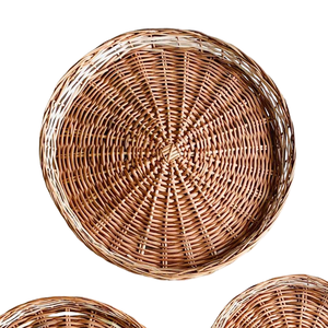 Handmade Bamboo Fruit <b>Basket</b> Eco Friendly Reusable Kitchen <b>Storage</b> Natural Sustainable Food Rattan Woven Handicrafts - Product Image 4