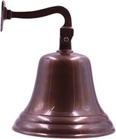 Cloche murale en laiton avec finition antique, écologique et résistante aux rayures, idéale pour les églises et les cadeaux religieux