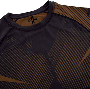 Ropa de gimnasio ajustada de manga larga para hombre, camisa de protección contra sarpullidos, LICRA y poliéster, logotipo personalizado al por mayor de alta calidad para hombre - Product Image 4