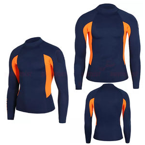 Rush Guard Stretch Fitness Séchage Rapide Manches Longues Rash Guard Swim Wear Dry Quick Rash Guard Sublimé Léger - Product Image 1