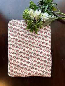 Housse pour ordinateur portable matelassée en coton de luxe faite à la main moderne Vintage Booti étanche écologique Durable utilisation quotidienne bureau d'affaires - Product Image 4