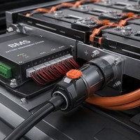 Connecteur hybride étanche Jnicon MJ32 120A à verrouillage rapide, mâle-femelle, IP67, pour stockage d'énergie BMS, prise d'alimentation