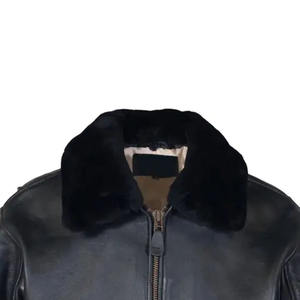 Veste d'hiver de qualité supérieure pour homme Meilleur prix Cuir véritable Coupe-vent Imperméable Teint uni Devant Toutes tailles Vente en ligne disponible - Product Image 3