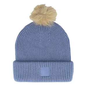 Bonnet en laine mélangée respirant et imperméable avec pompon, personnalisable, unisexe, de haute qualité, meilleur prix, pour l'hiver, fabriqué au Pakistan - Product Image 1