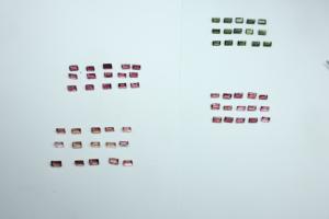 Turmalina Natural, Corte Baguette 3x5, Gema Suelta Multicolor para Joyería - Product Image 4