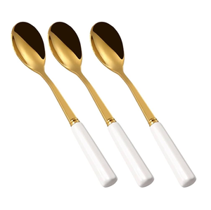 Food Grade Stainless Steel <b>Fork</b> Spoon Set High Demand Customised <b>Dessert</b> Spoon Set Handicrafts Top Designer Crafts - Product Image 2