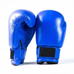 Gants de boxe professionnels pour adultes de 8oz en cuir PU de haute qualité, à lacets, extensibles et imperméables, avec logo personnalisé, design gagnant, vente en gros - Product Image 1