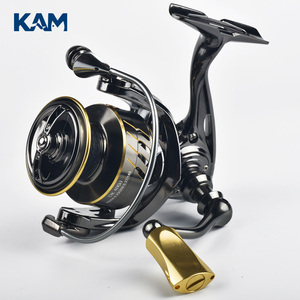 Carrete de Pesca Giratorio Serie DK al por Mayor, 7+1BB, Rodamientos de Acero Inoxidable, Manivela Mecanizada por CNC, Carrete de Pesca para Agua Salada y Dulce - Product Image 6
