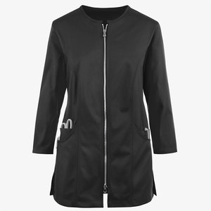 Manches longues personnalisé col en V femmes hôpital gommage blouse de laboratoire respirant doux trucs plus récent infirmière gommage blouse de laboratoire pour les femmes - Product Image 5